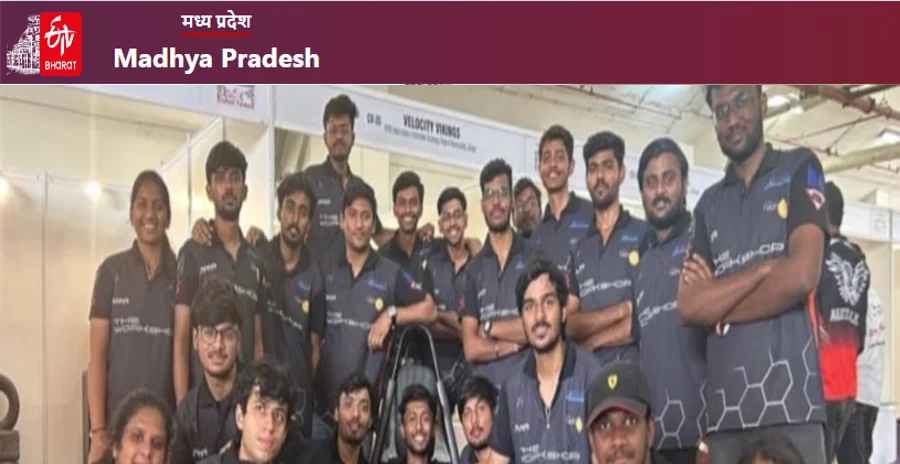 IIITDM Jabalpur Formula Student team with their car, ETV Bharat
