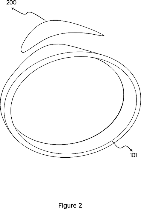 Figure 2: exploded view of the wearable assembly